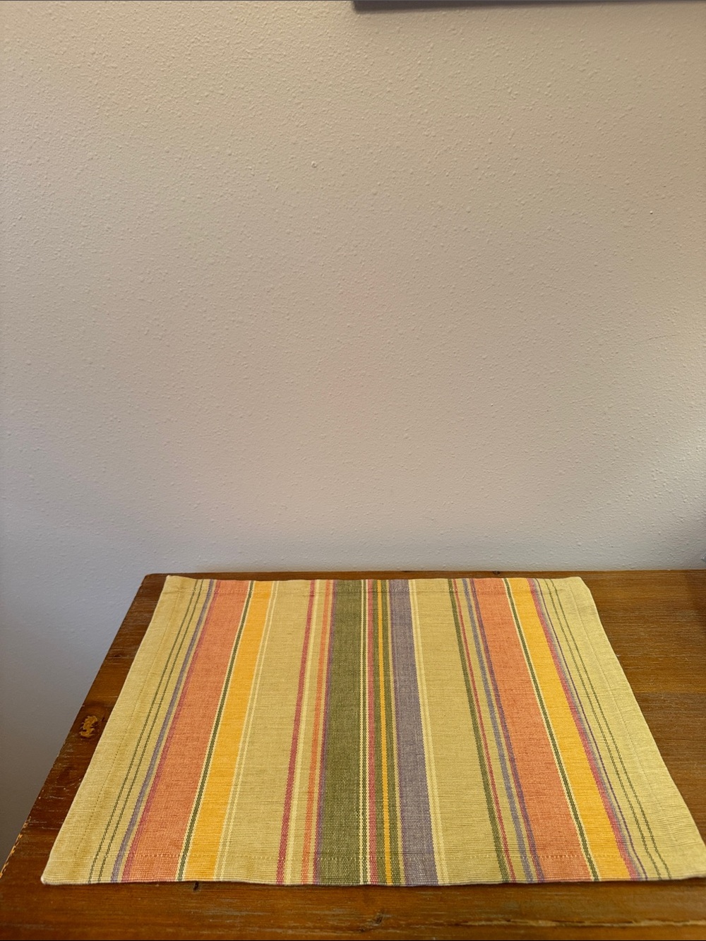 Set of 6 Crate & Barrel Striped Dining Placemats